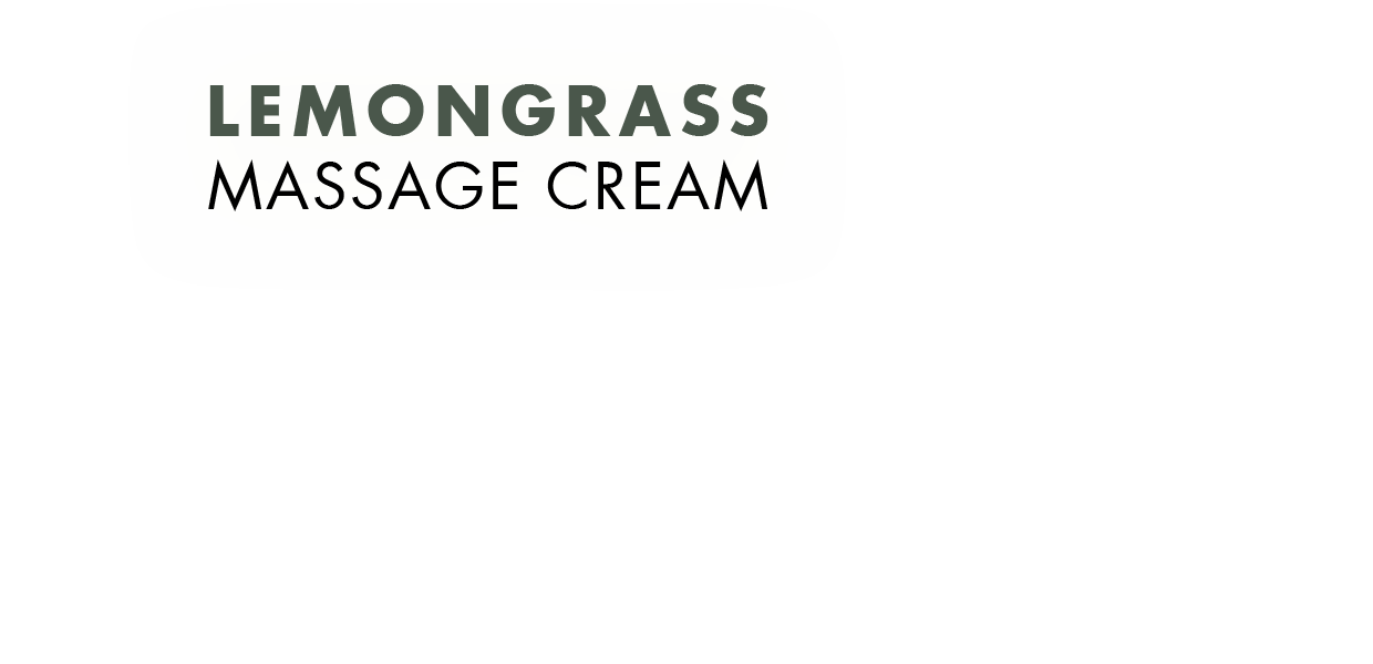 Massage Cream - Lemongrass - 1000ml